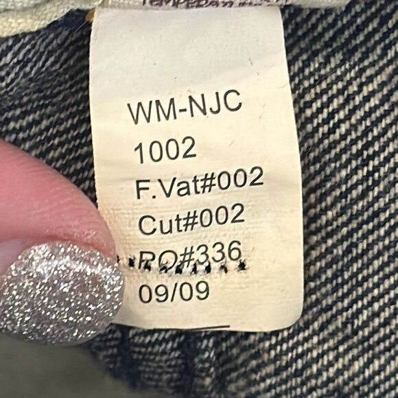 Vintage OP Ocean Pacific Bootcut Jeans Mens Dark Wash Blue Denim size 34x30 - Picture 12 of 12